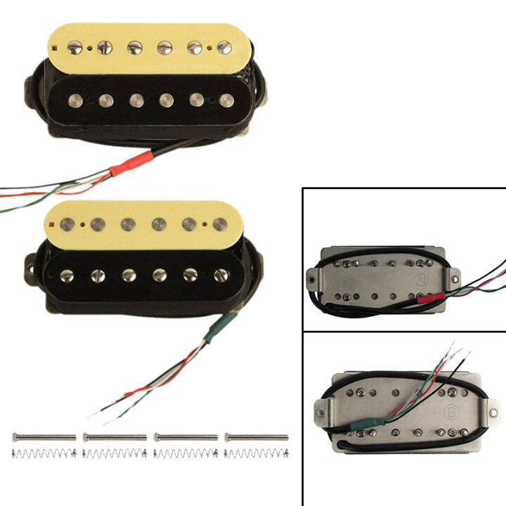 Electric Guitar Humbucker Pickups Alnico V Pickup ( + black) Lazada