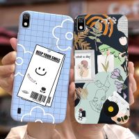 สำหรับ Samsung Galaxy A10เคส SM-A105F เคสโทรศัพท์ซิลิโคนนิ่มผ้าหุ้มหลังทาสีทันสมัยสำหรับ Samsung A10ปลอก6.2