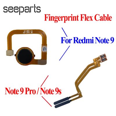 For Xiaomi Redmi Note 9 Pro Fingerprint Flex Cable Sensor Touch ID Note 9 Home Button Flex Cable Replacement Parts