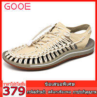 GOOE 2023【1-2 วันรับสินค้าเลย】ผู้ชายรองเท้าแตะกีฬากลางแจ้งแห้งเร็วรองเท้าชายหาดผู้ชายรองเท้าลำลองระบายอากาศน้ำหนักเบาสบายคู่