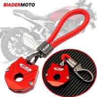 ☃❉♨ CNC Aluminum Key Cover For Honda CB1000R CB 1000R cb1000R Motorcycle Key Cover Case Shell Embroidery Badge Keyring Keychain