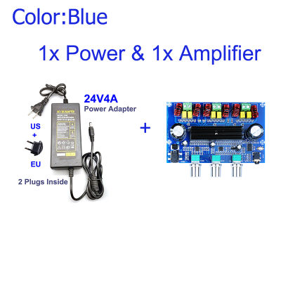 2*80W+100W Bluetooth 5.0 Power Subwoofer Amplifier Board TPA3116D2 2.1 Channel TPA3116 Audio Stereo Equalizer AUX Class D Amp