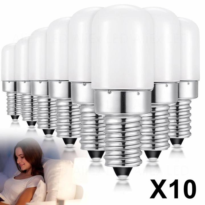 ตู้เย็น-led-10ชิ้น-ล็อตหลอดไฟตู้เย็น-e12-e14-3w-โคมไฟ-led-ac220v-ตู้เย็นสีขาว-อบอุ่นสีขาวประหยัดพลังงาน