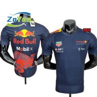 shot goods Zoyoo 2022 Top Quality Big Size S-5XL F1 Red Bull Royal Blue Crew Neck Sport T-shirt Racing Suit NBA Rugby Football Jersey