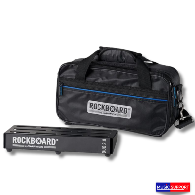 Rockboard DUO 2.0 with Gigbag บอร์ดเอฟเฟค กีตาร์/เบส