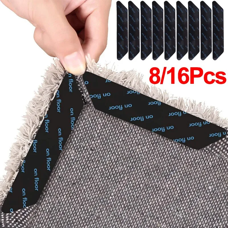 Sticker Fixed Mat Corners Pad Anti Slip Rug Grippers Rug Floor Mat