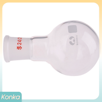 ✨ Konka 1PC 100ml,24/29,1-Neck, ขวดก้นแก้วกลม, คอเดียว, ขวดต้ม Lab