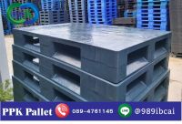 พาเลทพลาสติก พาเลท หน้าทึบ  ขนาด 80x120x15 cm.(ของใหม่) ขนาดกำลังดี!! PPK Pallet พีพีเค พาเลท