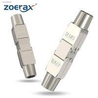 ✗✗❃ ZoeRax LSA Tool-Free Network Cable Connector Cat7 Cat6a STP Field Assembly Coupling Adapter Extension for LAN Installation