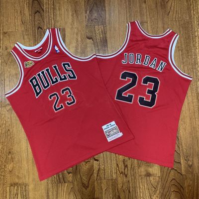 Top-quality Hot Sale Mens Chicago Bulls Michael Jordann Mitchell Ness 1997-98 Red Swingman Jersey