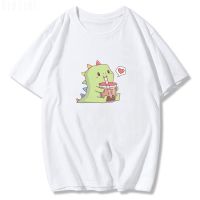 Dino Dinosaur Cute Classic Print T Shirt 100%Cotton Women/Man Casual Printed 2022 Summer Top Sell O Neck Tees Funny Streetwear| |   - AliExpress