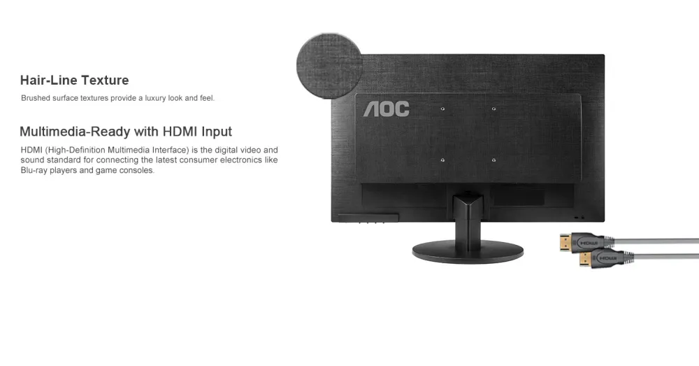 Monitor Led AOC 23.6 Full HD 1920x1080 HDMI/VGA [ M2470SWH ], LifeMax*