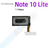 หูฟังด้านหน้า Baju Atasan Asli สำหรับ Samsung Galaxy Note 8 9 10 20 S20 S21 Lite Plus สายเคเบิลงอได้ลำโพงหูฟังหูโทรศัพท์เฉียบ