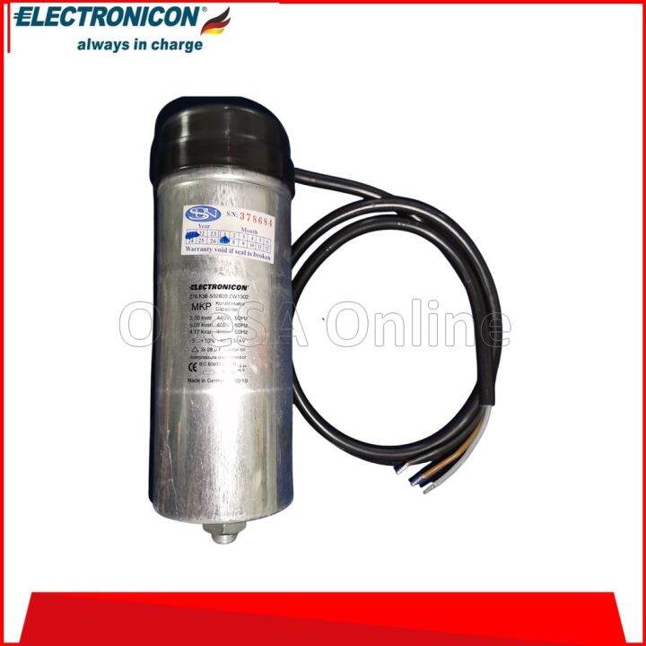 ELECTRONICON CAPACITOR BANK 5KVAR AC440V (MKP5440) Lazada