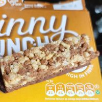 (เจ) skinny crunch peanut butter 68Kcal (SKINNY BARS )  gluten free from UK ขนมนำเข้าจากอังกฤษ C682