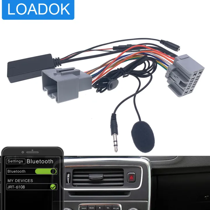 Car Bluetooth  Wireless Phone Call Handsfree AUX In Adapter for VOlVO  C30 S40 V40 V50 S60 S70 C70 V70 XC70 S80 XÇ90 With Mic | Lazada PH