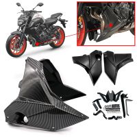 【HOT】✒✽▪ MT07 FZ07 Motorcycle Chassis Protector Guard Cover Engine Spoiler Belly Pan Lower Fairing MT-07 FZ-07 2021 2022 2023