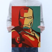 【D003】 The New Movie Iron Man B Kraft Paper Series Bar Cafe Decorative Painting