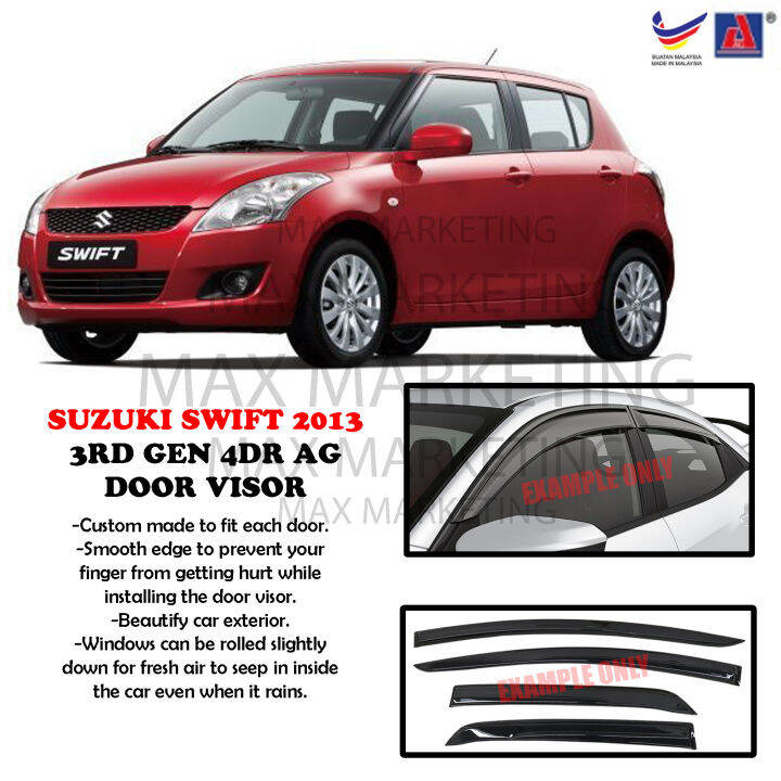 Suzuki Swift (3rd Gen) 2014 AG OEM Door Visor Air Press Wind Deflector