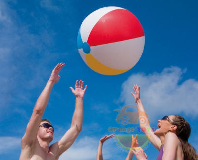(ขนาด 24 นิ้ว) Bestway ลูกบอลชายหาด ขนาดใหญ่ 24 นิ้ว (61 CM)