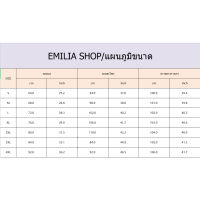 [ส่งของ]EMILIA SHOP กางเกงขายาว กางเกงเอวสูง สบายสไตล์y2k 2023 ใหม่ A20M027 0322