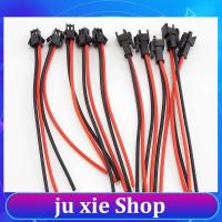 JuXie store 5 Pairs 100mm 2 Pin Female Male SM Plug PVC Connector Cable 5 Male 5 Female For Electrical Installation Led Strip Type