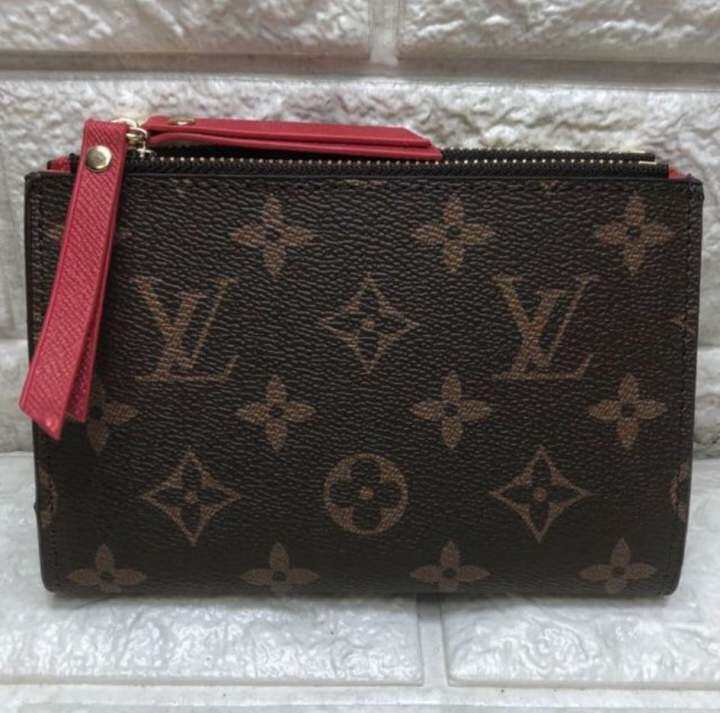 L V monogram Red Medium Size Purse with care card, without box Lazada PH