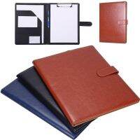 Multifunctional A4 Conference Folder Business Stationery Folder Leather Contract File Folders Bill Organizer Document Holder