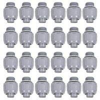 24 Pcs 1/2 in Non-Metallic Electrical Conduit Fittings PVC Conduit Fitting Straight