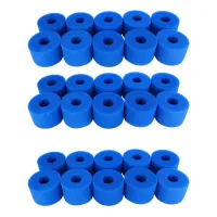 【Ready Stock&amp;COD】30PCS Swimming Pool Filter Water Pump Filter Pump S1 Washable Bio Foam 2 4 x UK VI LAZY Z Type Filter