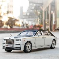 1:24 Rolls Royce Phantom รถรุ่น Diecast โลหะของเล่นจำลองรถเสียงและแสงรถรุ่นคอลเลกชันเด็ก Gift