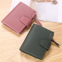 Fashion Women Wallet Bags Ladies Short Wallet Multi-card Pu Leather Zipper Hasp Female Money Coin Pocket Purse Bolso Mujer