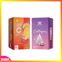 ** Wink White 1 แถม 1 ** W Vit-C Lycopene ดับเบิ้ลยู วิงค์ไวท์ วิตามินซี ไลโคปีน 1 กล่อง + W Collagen Plus ดับเบิ้ลยู คอลลาเจนพลัส 1 กล่อง