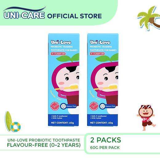 UniLove Probiotic Training Toothpaste FlavourFree (02 Years Old