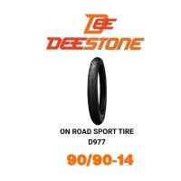 Deestone ยางนอกมอเตอร์ไซค์ 90/90-14 D977