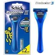 Dao cạo râu Schick Protector III 3 lưỡi + Kèm 2 lưỡi dao