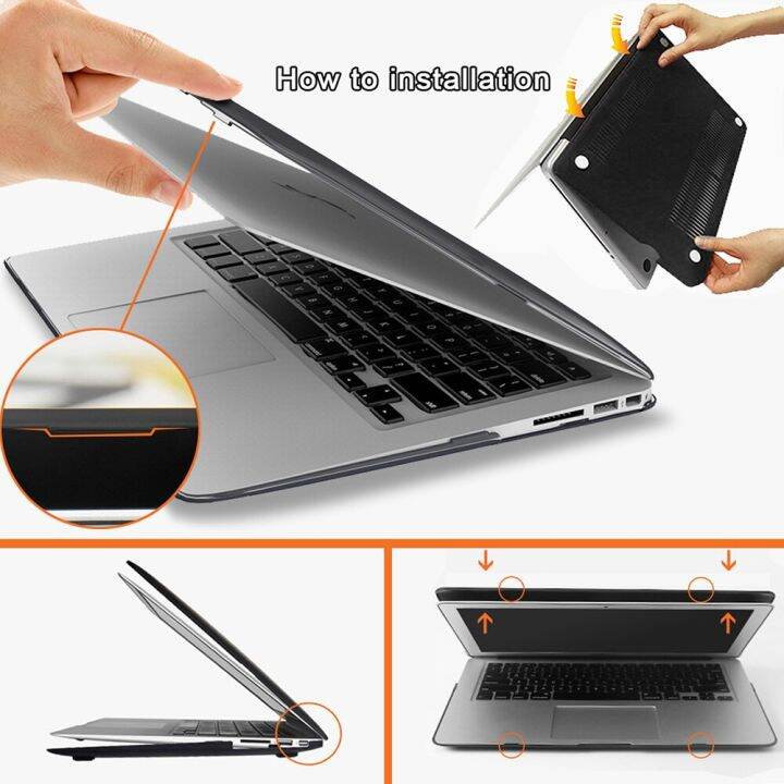 แท็บแล็ปท็อปเคสสำหรับ-macbook-air-13-a2337-pro-13-12-11-15-a2338-a2159ทัชบาร์ใหม่สำหรับ-mac-book-pro-16-a2141สีดำด้านเปลือกแข็ง