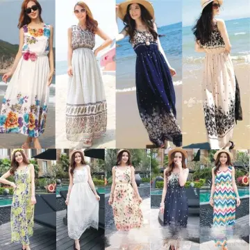 Tropical Dresses for Women Bohemian Hawaiian Dress Mini Sexy Beach