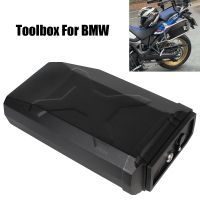 กล่องพลาสติกเคสสำหรับ BMW R1200GS R1250GS F750GS F850GS สำหรับขายึดด้านขวาซ้ายพร้อมกุญแจกล่องเครื่องมือ5ลิตร2ดอก