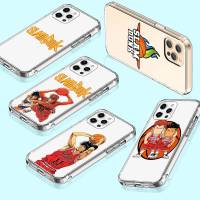 เคสโทรศัพท์ หรับ Samsung A34 M52 A04 M30S A23 M23 M53 M21 A54 M30 A40S A9 A14 A04S M33 Plus อ่อนนุ่ม โปร่งใส ปก T-129 Slam Dunk