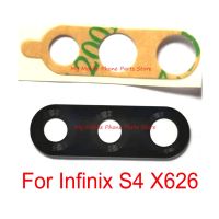 Rear Back Camera Glass Lens Cover For Infinix S4 X626 Back Glass Lens Camera Lens With Glue Sticker Repair Spare Parts