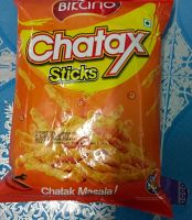 Bikano Chatax Masala 120g bikano chatak sticks เป็นของว่างรสเผ็ดที่