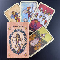 คุณภาพสูง Delo Tarot Board การ์ดเกม Oracle Party Divination Poker Gift Checkerboard ภาษาอังกฤษเต็มรูปแบบพร้อม PDF Guidebook-Cgefeng