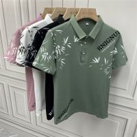 COD Spot 0 yuan free transportation] polo shirt mens short sleeves 2023 new summer lapel business slimming blouse fashion brand leisure T-shirt trend