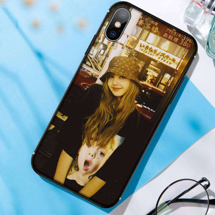 12gv-cute-lisa-kpop-อ่อนนุ่ม-high-quality-ซิลิโคน-tpu-phone-เคสโทรศัพท์-ปก-หรับ-iphone-7-8-11-12-13-14-pro-xs-max-se-x-xr-plus-se