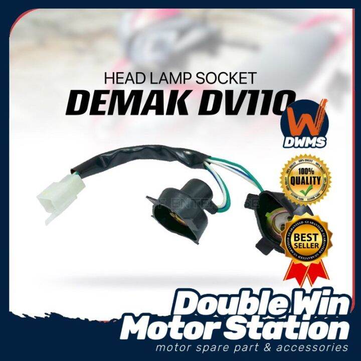 DEMAK DV110 HEAD LAMP SOCKET | Lazada