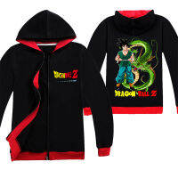 Dragon Gokuเด็กซิปเสื้อแขนยาวHooded Coatเสื้อกันหนาวฤดูใบไม้ร่วงฤดูหนาวเด็กซิปเสื้อเด็กเสื้อผ้าC1475เสื้อผ้าเด็กใส่ลำลองสำหรับฤดูใบไม้ร่วงฤดูหนาวหลวมเสื้อคาร์ดิแกนกีฬา