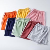 【Ready Stock】 ✸❈ C22 Popular in stock childrens shorts imitation ice silk shorts Korean casual plain fashionable double pole sports hot pants mens and womens baby fashion pants casual anti mosquito pants air conditioning pants pajamas loose home pants