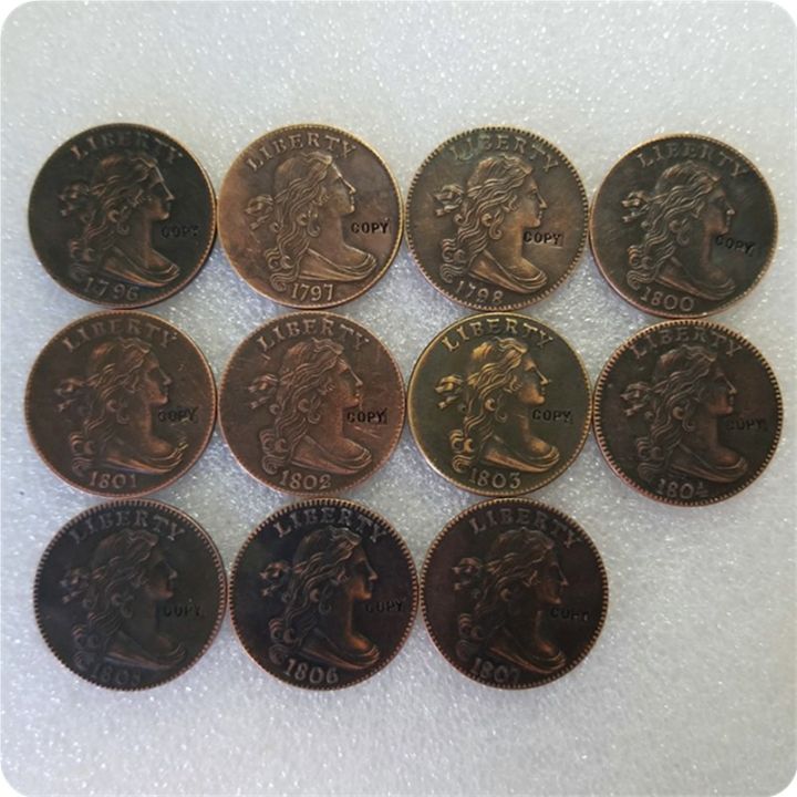 เหรียญสำเนาขนาดใหญ่พาด1807-1796สหรัฐอเมริกา