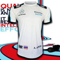 เสื้อยืดคอกลม T-Shirt F1 Williams Racing เสื้อยืดฟอร์มูลาวัน ทีม วิลเลี่ยมส์ เรสซิ่ง#FM0034 รุ่น อเล็กส์ อัลบอน  ไซส์ S-5XL